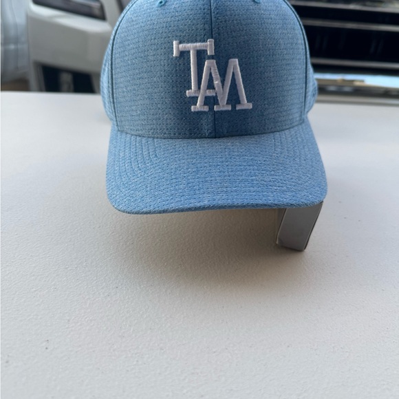 Travis Mathew (2) Hats, Snapback (Adjustable) White (New) and Blue (Used Once) - Picture 11 of 16